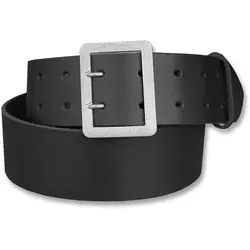 Erich Fritzsch Ledergürtel 2-Dorn schwarz, Größe 100 cm - Gürtel aus strapazierfähigem Vollleder mit hochwertigem 2-Dornverschluss, ideal für Hosen mit breiten Gürtelschlaufen. Ein langlebiges Accessoire für jeden Anlass.