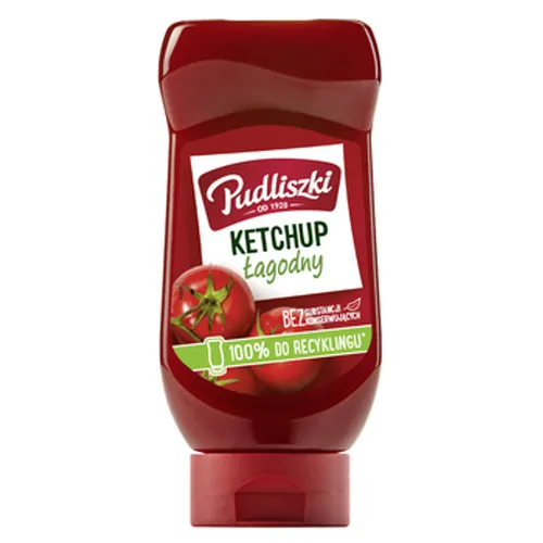 Pudliszki Ketchup Łagodny 480g Pudliszki 5900783000424