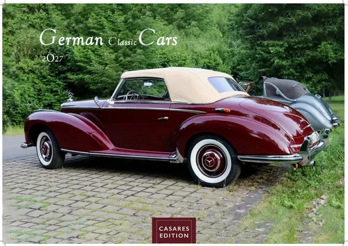 German Classic Cars Kalender 2027 - Wandkalender | Fotokalender Oldtimer 35x50cm - Entdecken Sie die Faszination klassischer Automobile mit unserem stilvollen Wandkalender 2027. Ideal für Oldtimer-Liebhaber, bringt er nostalgische Stimmung in Ihr Zuhause.