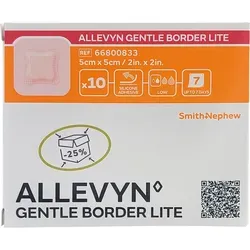 ALLEVYN Gentle Border Lite 5x5 cm Schaumverband (10 Stk.)