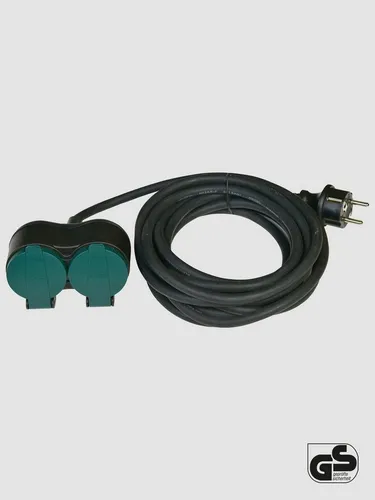 HEITECH Schuko Verlängerungskabel 5 Meter Kabel - Stromkabel Verlängerung Verlängerungskabel, (500 cm)