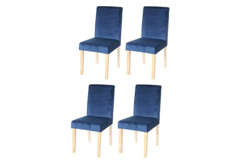 PROREGAL® Esszimmerstuhl Esszimmerstuhl klassisch und zeitlos HxBxT 90x43x56cm Material, Farbe (4 St), Mit hochwertigem Bezug, erhältlich in vielen Ausführungen