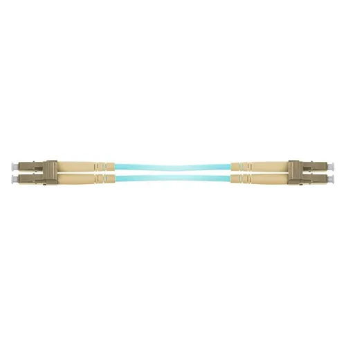 ACT 10 meter multimode 50/125 OM3 duplex armored fiber patch cable with LC connectors (10 m) (RL3410)