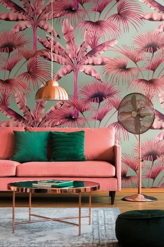 Living Walls Fototapete Metropolitan Stories - Dschungeltapete - Fototapeten mit Dschungelmotiv, dimensionsstabil und leicht zu verarbeiten, ideal für kreative Raumgestaltungen in Wohnzimmer und Schlafzimmer.