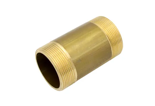 General Fittins Gewindefitting Rohrdoppelnippel 1 1/2 11/2 Zoll x 100 mm DN40 Messing Langnippel