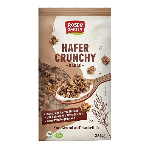 ROSENGARTEN Hafer-Crunchy, Kakao, 350g (1er Pack)