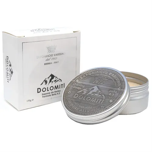 Jabón de Afeitar Dolomiti Edición Especial 4.3 - Rasierer für Herren - Hochwertiges Rasiermittel von Saponificio Varesino, bietet eine sanfte und gründliche Rasur mit einem einzigartigen Duft.