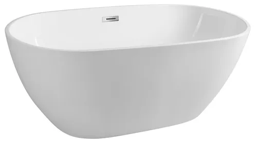 DOURO Freistehende Badewanne 150x82cm in Weiß
