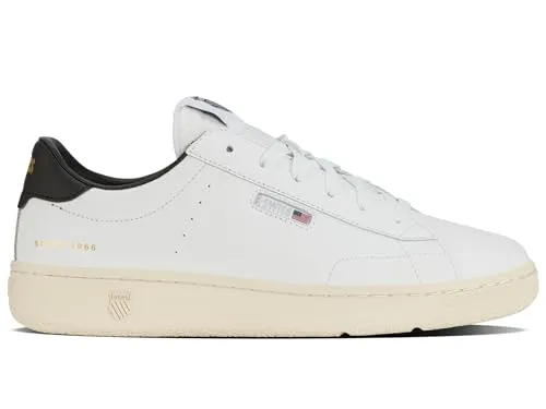 K-Swiss Herren SLAMMKLUB CC Sneaker, 42 EU - Herren-Sneaker mit Leder-Obermaterial und rutschfester Gummisohle für optimalen Komfort und Stil im Alltag.