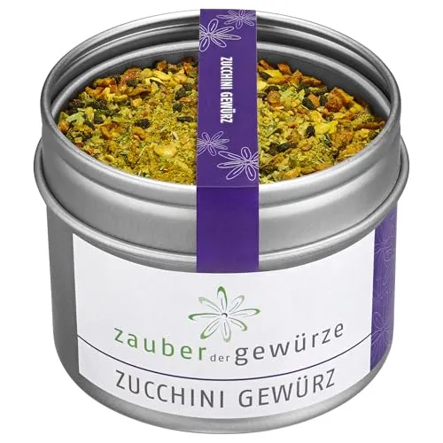 Zauber der Gewürze Zucchini Gewürz – vielseitiges Gemüse Gewürz für Zucchini und andere Gemüsegerichte, 55 g