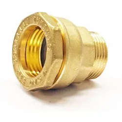 Messing Pe Rohr Verschraubung 20mm X 1/2 Zoll Ag Übergang