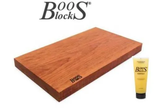 BOOS Blocks 1887 Kirschholz 53x31x4.5cm + Pflegecreme BB47