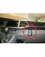 Brodit ProClip VW T6.1 Bj. 20 (855588) - Hochwertiger Handyhalter - Halterungen für Mobiltelefone, stabil und passgenau für VW T6.1, ermöglicht sichere Montage und einfachen Zugriff auf Ihr Smartphone.
