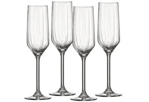Ritzenhoff & Breker Sektglas Jive, 4-tlg., Glas, 4er Set, je 220 ml