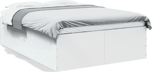 Maison Exclusive Bettgestell Weiß 120x190 cm