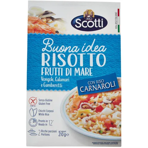 Reis Scotti Gute Idee Risotto Ai Meeresfrüchte Reis Carnaroli Risotto 210 Gr
