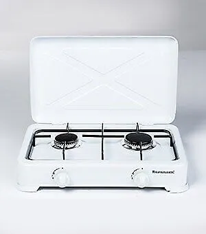 Einstellbares Gaskochfeld 2 Zonen Ravanson K-02T