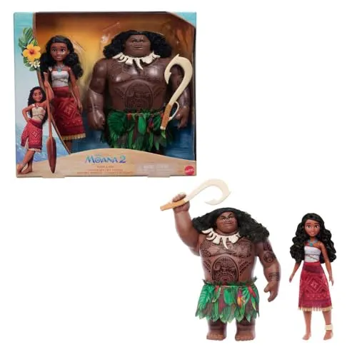 Mattel Disney Moana 2 Puppen-Set mit Moana & Maui