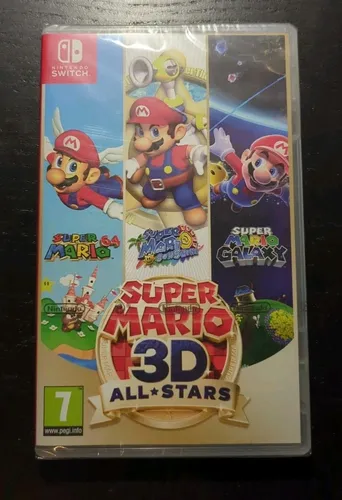 Super Mario 3D All-Stars für Nintendo Switch - Klassische Mario-Spiele in einem Paket, ideal für Familien und Kinder, USK ab 6 Jahren, sorgt für stundenlangen Spielspaß!