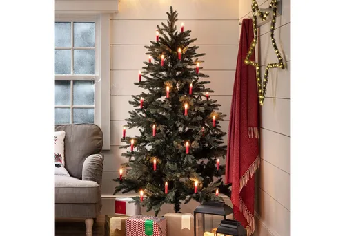 Lights4fun LED-Christbaumkerzen 20er Set