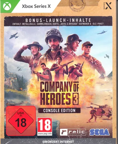 Company of Heroes 3 Metal Case Launch Edition | Xbox Series X