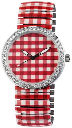 Excellanc Quarzuhr Aleyna, Damenuhr Edelstahl mit Similisteinen - Elegante Damenarmbanduhr mit hochwertigem Quarzuhrwerk und funkelnden Similisteinen. Das elastische Edelstahlarmband bietet hohen Tragekomfort und das einzigartige Zifferblatt sorgt für einen besonderen Blickfang.