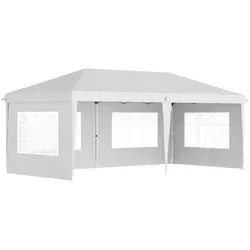 Outsunny Wasserdichter Faltpavillon 3x6m mit UV-Schutz