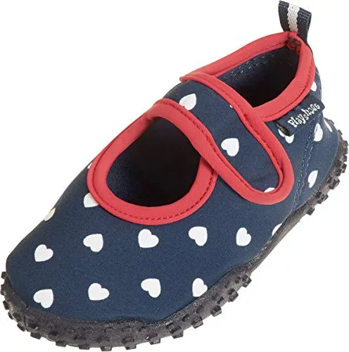 Playshoes Unisex Kinder Aquaschuhe Aqua-Schuhe Herzchen, Marine Herzchen, 28/29 EU