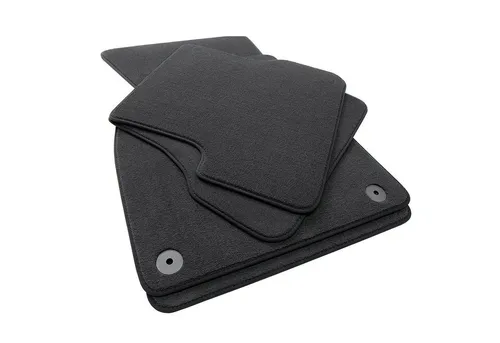 Luxus Fußmatten Komplettset für Audi Q5 (2017-2024) - Premium Fußmatten aus 100% passgenauem Velours, einfach zu installieren und leicht zu reinigen. Antirutsch für sicheren Halt – perfekt für Audi Q5.