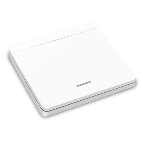 DieseRC Drahtloser Lichtschalter, 86 Wandpaneel RF-Sicherheitsschalter, keine Verkabelung, einfache Installation