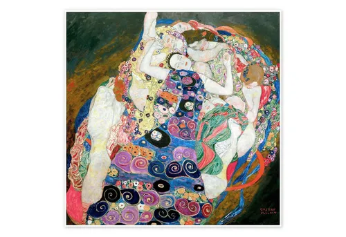Posterlounge Wandbild Die Mädchen, Gustav Klimt, erhältlich als Poster, Leinwandbild, Wandsticker oder Acrylglasbild