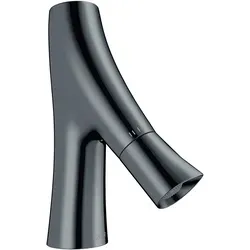 Axor Starck Organic Standventil 50 - Polished Black Chrome - Elegante Waschtischarmatur in polished black chrome, kombiniert modernes Design mit nachhaltiger Technologie für ein stilvolles Badezimmer.