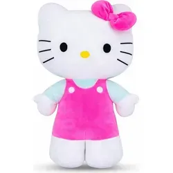 SANRIO Hello Kitty Kuscheltier 23 cm – Plüschtier in Pink - Das 23 cm große Hello Kitty Plüschtier mit wählbarer Schleifenfarbe ist das perfekte Geschenk für Kinder. Weich und liebevoll verarbeitet, bringt es Freude und Geborgenheit ins Kinderzimmer.