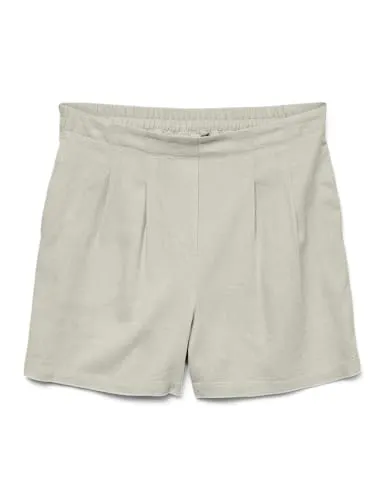 VERO MODA Damen Vmjesmilo Hw Shorts WVN Ga Noos,XL in silber von VERO MODA