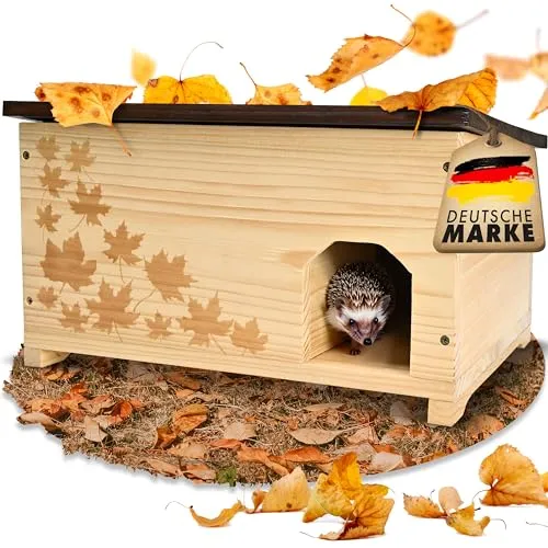 Gartengäste® XXL Igelhaus Winterfest mit Boden von Gartengäste