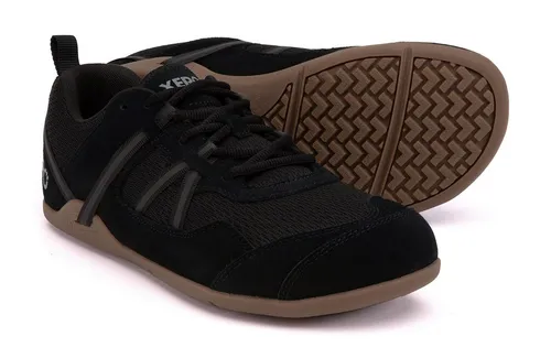 Xero Shoes Minimal-Travelschuhe Prio Suede schwarz Herren - Leichte Travelschuhe mit atmungsaktivem Obermaterial und Wildlederakzenten, ideal für vielseitige Outfits und Komfort unterwegs.
