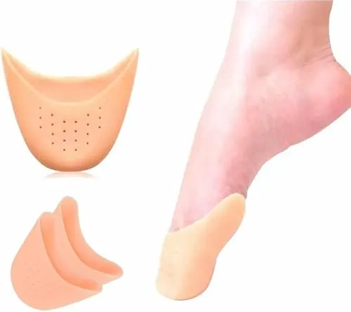 Zehenpolster aus weichem Silikongel, Zehenschutz mit atmungsaktivem Loch, Einheitsgröße, sofortige Kühlung und beruhigende Entlastung, Gel-Blisterpads, 2 Stück (1 Paar)