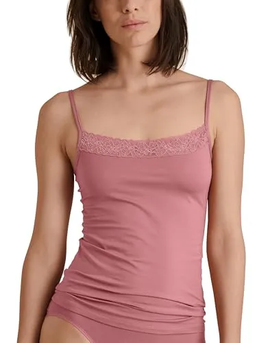 CALIDA Natural Comfort Lace Spaghetti-Top Damen in pink von CALIDA