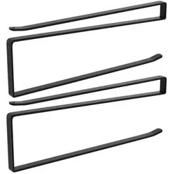 Intirilife 2x Papierrollenhalterung in Schwarz in schwarz von Intirilife