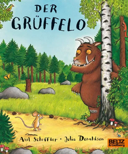 Der Grüffelo - Kinderbuch von Julia Donaldson - Entdecken Sie das beliebte Kinderbuch 'Der Grüffelo' in deutscher Sprache, das mit seiner fesselnden Geschichte und liebevollen Illustrationen begeistert.