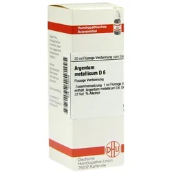 Argentum Metallicum D 6 Dilution 20 ml