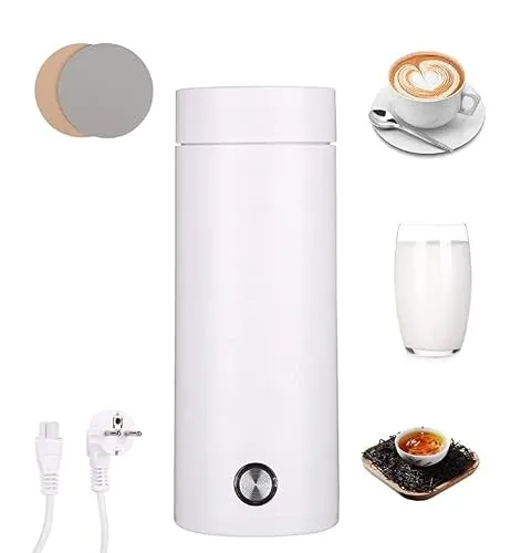 Nuxory Tragbarer Mini-Wasserkocher aus Edelstahl, 450 ml – Ideal für Reisen