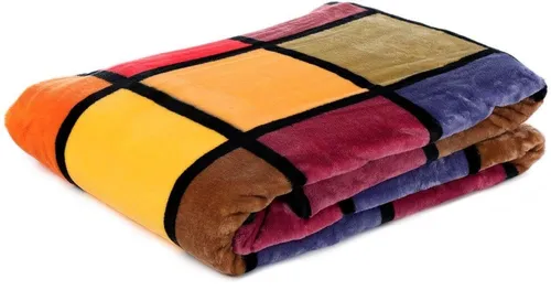 Gözze Wohndecke Antigua, Karo Kuscheldecke 150x200 cm in blau von Gözze