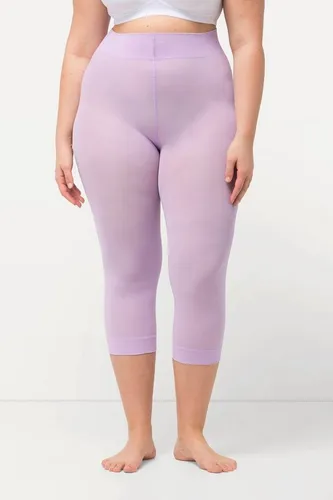 Ulla Popken Feinstrumpfhose Strumpf-Capri blickdicht Oberschenkel-Schutz