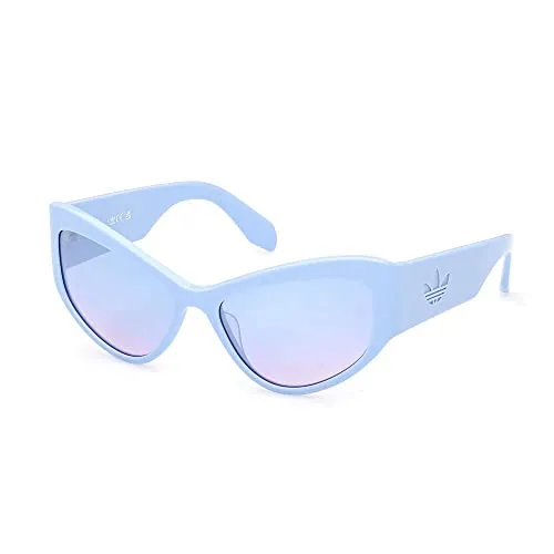 adidas Originals OR0089 Brille, Shiny Light Blue, 57/17/135 für Damen, Blau (Shiny Light Blue)