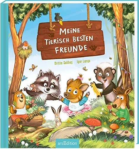 Meine tierisch besten Freunde: Lustiges Freundebuch für Kita, Krippe, Kindergarten, für Jungen und Mädchen ab 3 Jahren