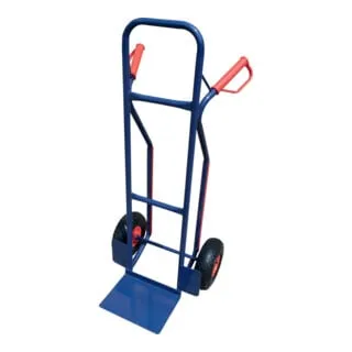Stahlrohrkarre 200 kg - Luftbereifung für einfachen Transport - Transportkarren mit einer Tragkraft von 200 kg und Luftbereifung für optimale Mobilität und Stabilität.