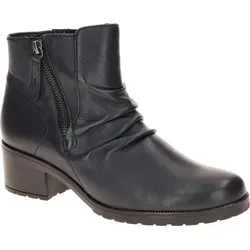Gabor 72.811 Damenschuhe - Komfortable Wanderschuhe in Blau - Wanderschuhe aus glattem Leder mit Reißverschluss, 55 mm Blockabsatz und Winter-Gummisohle für besten Komfort und Stabilität.