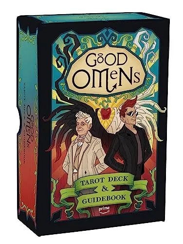 Good Omens Tarot Deck and Guidebook - Bücher - Entdecken Sie die fesselnde Welt der Tarotkarten mit diesem einzigartigen Handbuch, das auf dem beliebten Werk 'Good Omens' basiert.