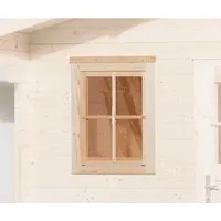 Produktbild Weka Einzelfenster für Gartenhaus 21, 69x79cm, Natur